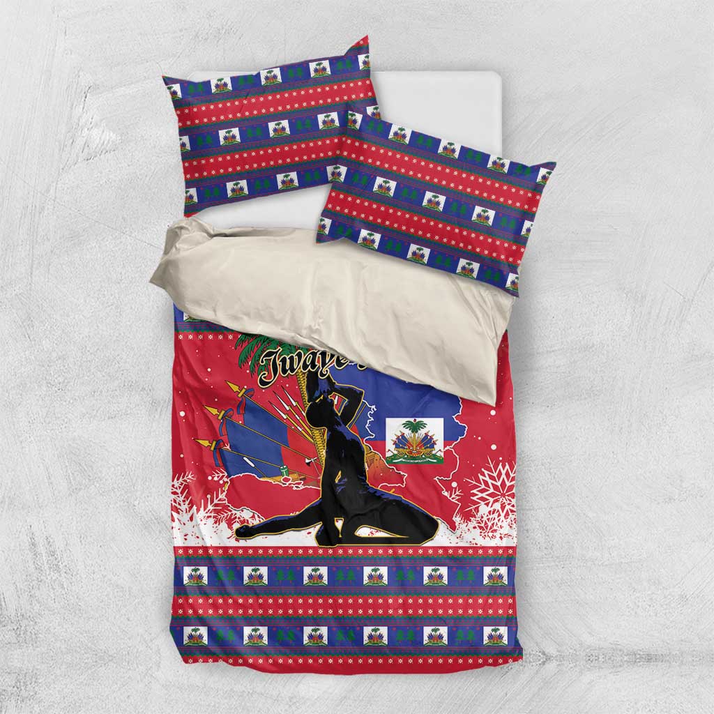 Ayiti Jwaye Nwel Bedding Set Haiti Merry Christmas - Wonder Print Shop