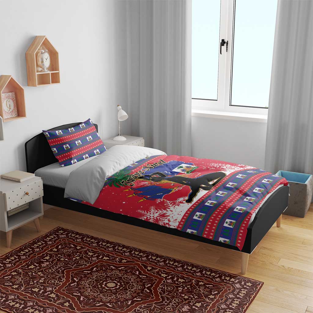 Ayiti Jwaye Nwel Bedding Set Haiti Merry Christmas - Wonder Print Shop