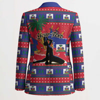 Personalized Ayiti Jwaye Nwel Blazer Haiti Merry Christmas - Wonder Print Shop