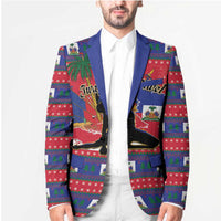 Personalized Ayiti Jwaye Nwel Blazer Haiti Merry Christmas - Wonder Print Shop
