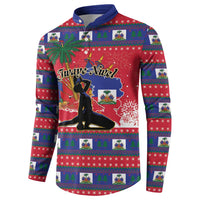 Personalized Ayiti Jwaye Nwel Button Sweatshirt Haiti Merry Christmas - Wonder Print Shop