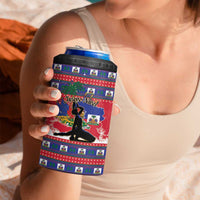 Personalized Ayiti Jwaye Nwel 4 in 1 Can Cooler Tumbler Haiti Merry Christmas - Wonder Print Shop