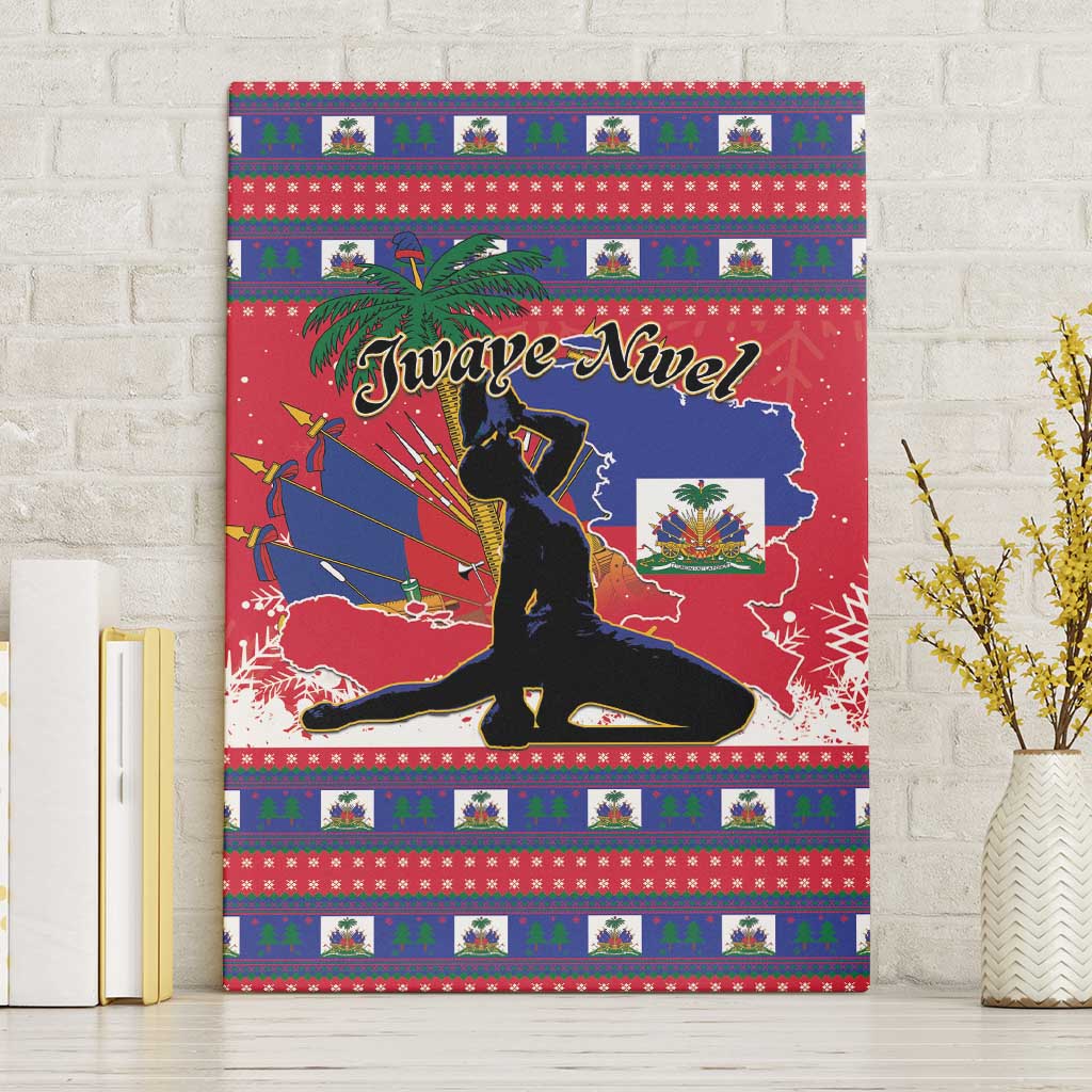 Ayiti Jwaye Nwel Canvas Wall Art Haiti Merry Christmas - Wonder Print Shop
