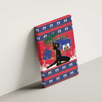 Ayiti Jwaye Nwel Canvas Wall Art Haiti Merry Christmas - Wonder Print Shop