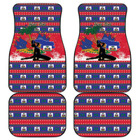 Personalized Ayiti Jwaye Nwel Car Mats Haiti Merry Christmas - Wonder Print Shop