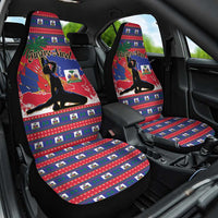Ayiti Jwaye Nwel Car Seat Cover Haiti Merry Christmas - Wonder Print Shop