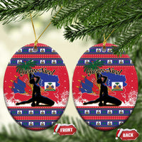 Ayiti Jwaye Nwel Ceramic Ornament Haiti Merry Christmas - Wonder Print Shop
