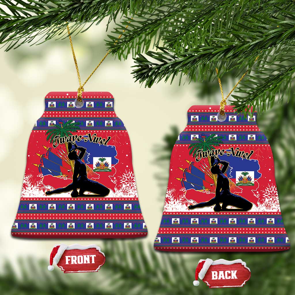 Ayiti Jwaye Nwel Ceramic Ornament Haiti Merry Christmas - Wonder Print Shop