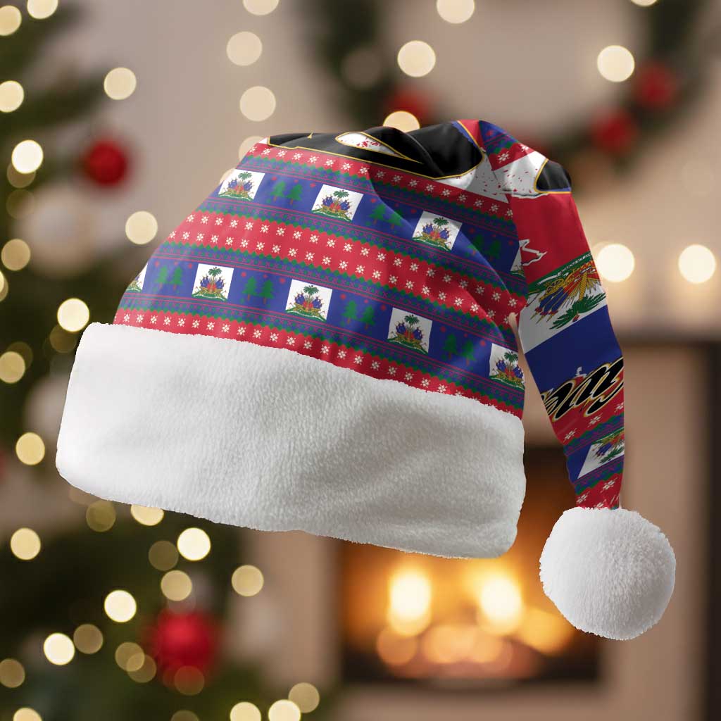Ayiti Jwaye Nwel Christmas Santa Hat Haiti Merry Christmas - Wonder Print Shop