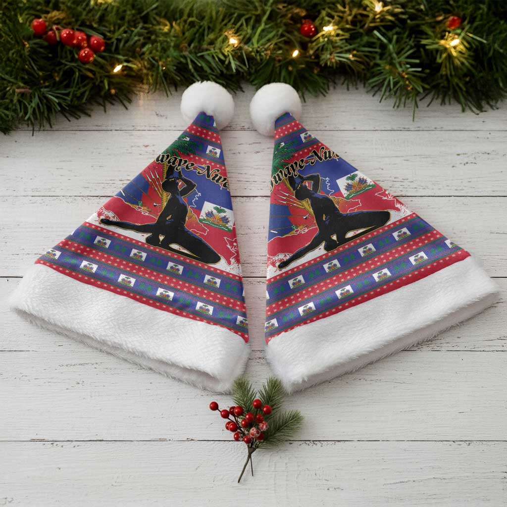 Ayiti Jwaye Nwel Christmas Santa Hat Haiti Merry Christmas - Wonder Print Shop