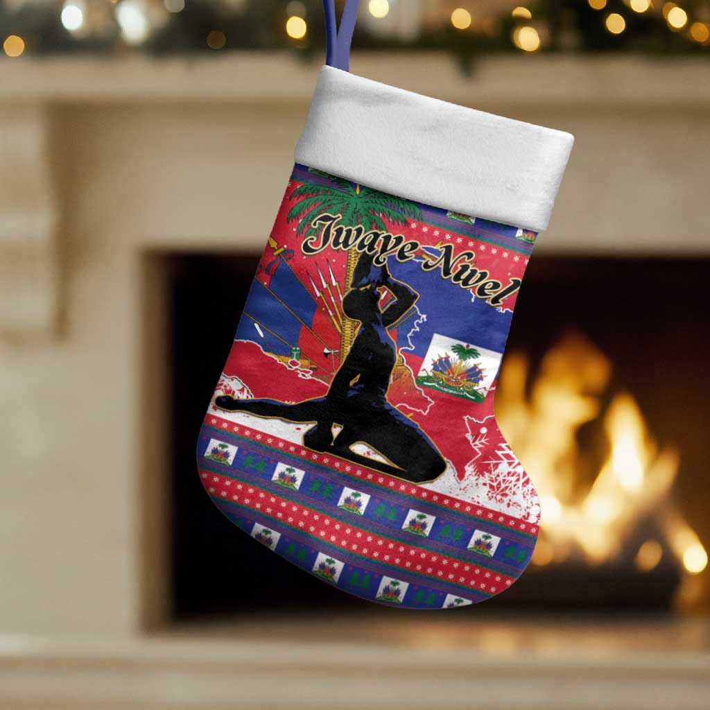 Ayiti Jwaye Nwel Christmas Stocking Haiti Merry Christmas - Wonder Print Shop