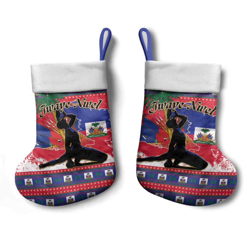 Ayiti Jwaye Nwel Christmas Stocking Haiti Merry Christmas - Wonder Print Shop