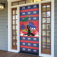 Personalized Ayiti Jwaye Nwel Door Cover Haiti Merry Christmas - Wonder Print Shop