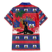 Personalized Ayiti Jwaye Nwel Family Matching Mermaid Dress and Hawaiian Shirt Haiti Merry Christmas - Wonder Print Shop