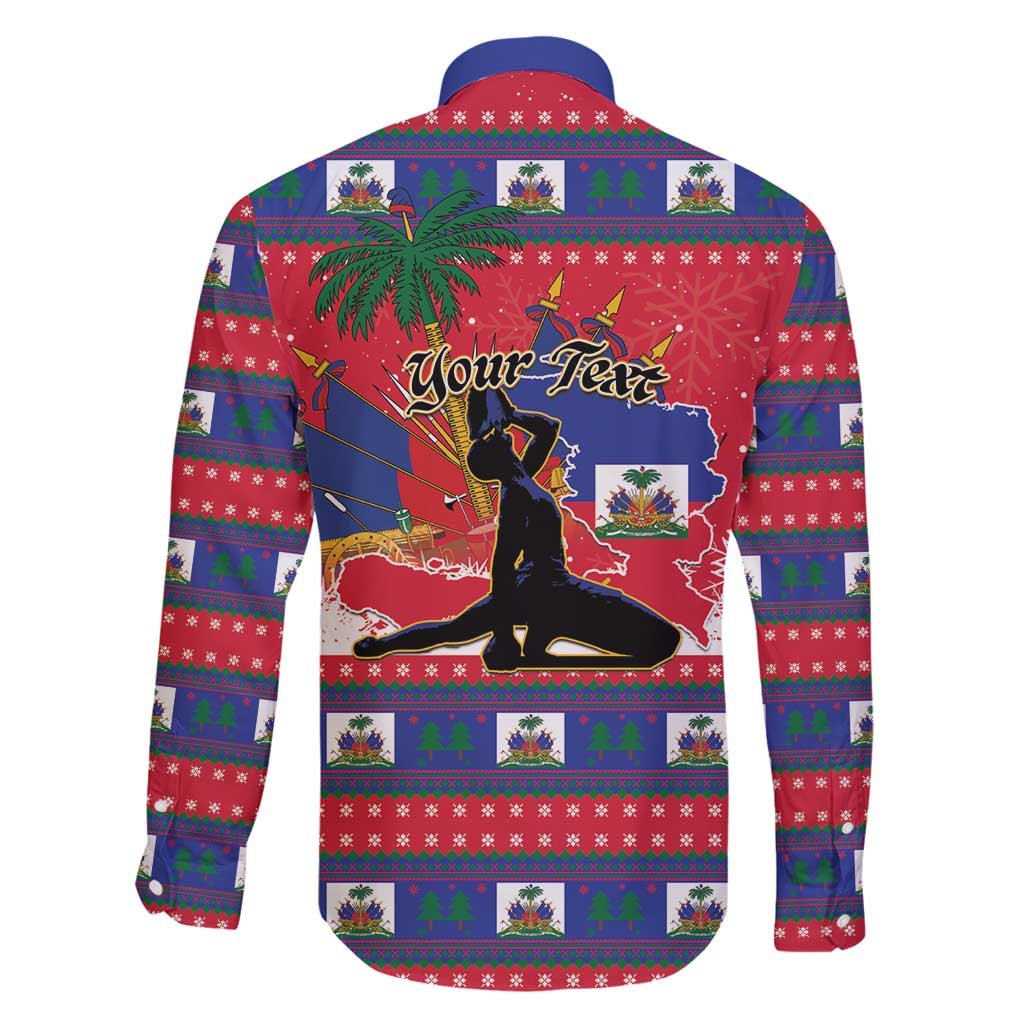 Personalized Ayiti Jwaye Nwel Family Matching Tank Maxi Dress and Hawaiian Shirt Haiti Merry Christmas - Wonder Print Shop