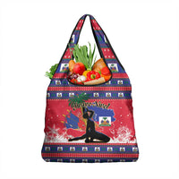 Ayiti Jwaye Nwel Grocery Bag Haiti Merry Christmas - Wonder Print Shop