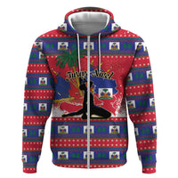 Personalized Ayiti Jwaye Nwel Hoodie Haiti Merry Christmas - Wonder Print Shop