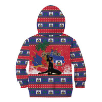 Personalized Ayiti Jwaye Nwel Kid Hoodie Haiti Merry Christmas - Wonder Print Shop