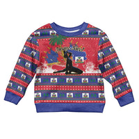 Ayiti Jwaye Nwel Kid Ugly Christmas Sweater Haiti Merry Christmas - Wonder Print Shop