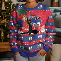 Ayiti Jwaye Nwel Kid Ugly Christmas Sweater Haiti Merry Christmas - Wonder Print Shop