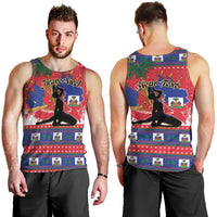 Personalized Ayiti Jwaye Nwel Men Tank Top Haiti Merry Christmas - Wonder Print Shop