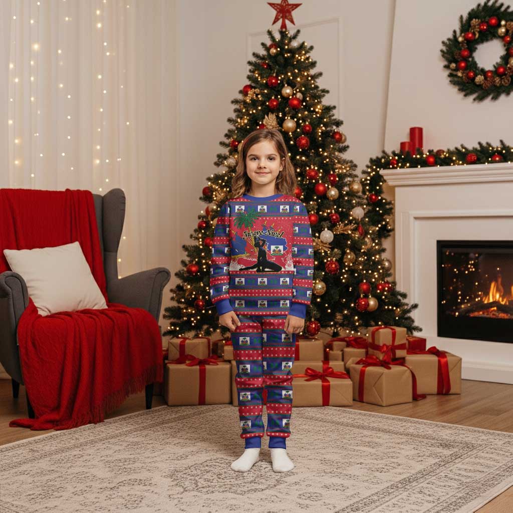 Ayiti Jwaye Nwel Christmas Pajama Set Haiti Merry Christmas - Wonder Print Shop