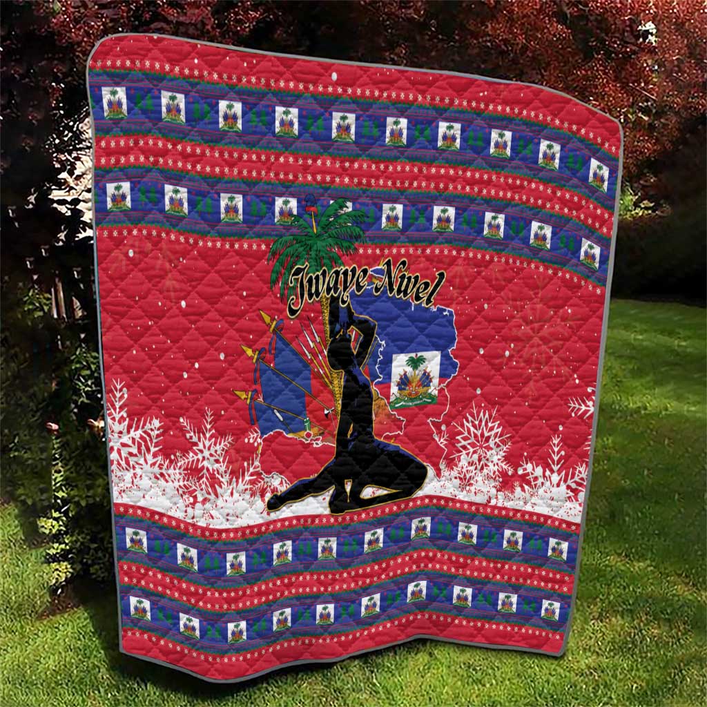 Ayiti Jwaye Nwel Quilt Haiti Merry Christmas - Wonder Print Shop
