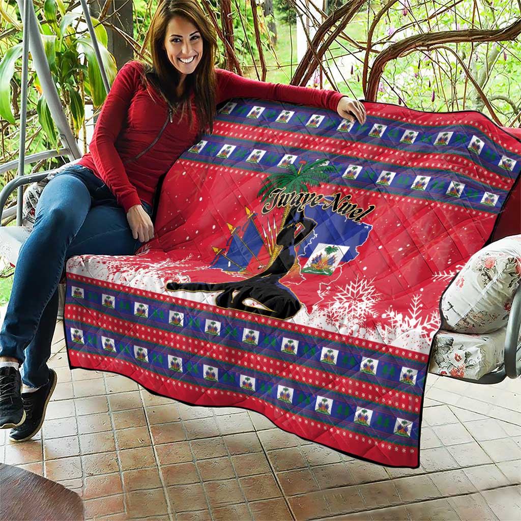 Ayiti Jwaye Nwel Quilt Haiti Merry Christmas - Wonder Print Shop