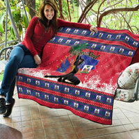 Ayiti Jwaye Nwel Quilt Haiti Merry Christmas - Wonder Print Shop