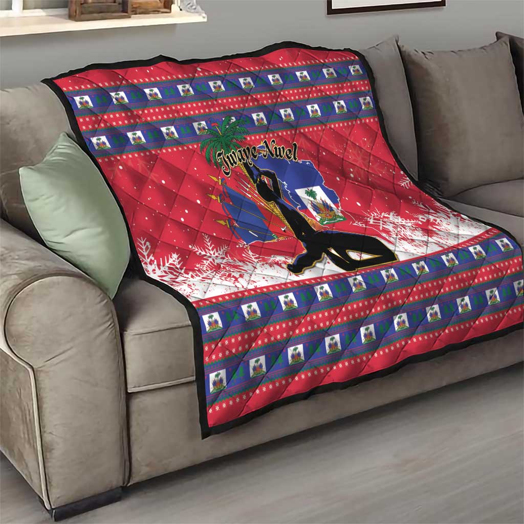 Ayiti Jwaye Nwel Quilt Haiti Merry Christmas - Wonder Print Shop