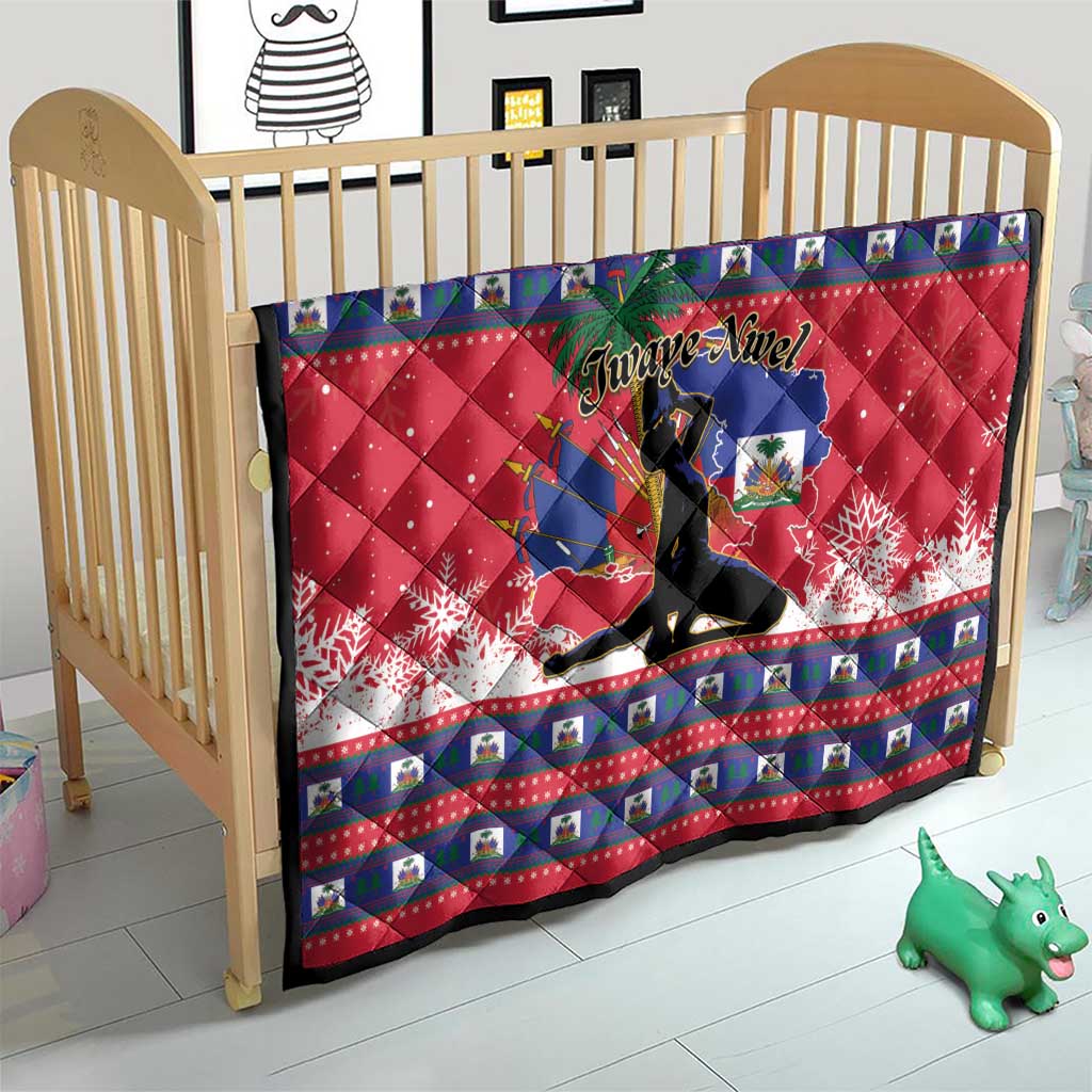 Ayiti Jwaye Nwel Quilt Haiti Merry Christmas - Wonder Print Shop