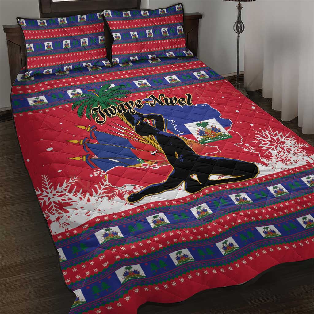 Ayiti Jwaye Nwel Quilt Bed Set Haiti Merry Christmas - Wonder Print Shop