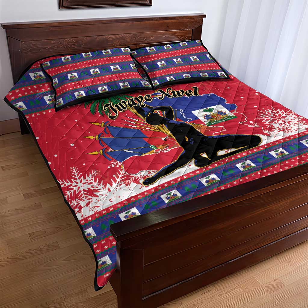 Ayiti Jwaye Nwel Quilt Bed Set Haiti Merry Christmas - Wonder Print Shop