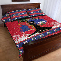 Ayiti Jwaye Nwel Quilt Bed Set Haiti Merry Christmas - Wonder Print Shop