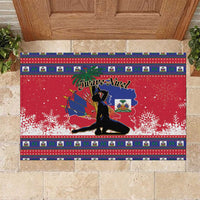Ayiti Jwaye Nwel Rubber Doormat Haiti Merry Christmas - Wonder Print Shop