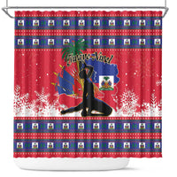 Ayiti Jwaye Nwel Shower Curtain Haiti Merry Christmas - Wonder Print Shop