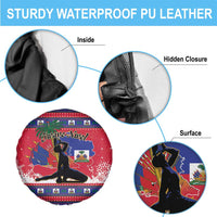 Ayiti Jwaye Nwel Spare Tire Cover Haiti Merry Christmas - Wonder Print Shop