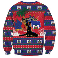 Personalized Ayiti Jwaye Nwel Sweatshirt Haiti Merry Christmas - Wonder Print Shop