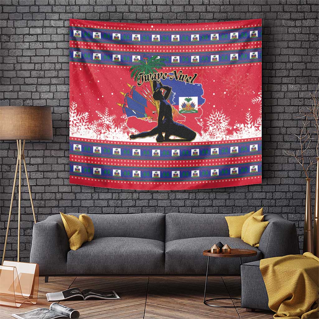 Ayiti Jwaye Nwel Tapestry Haiti Merry Christmas - Wonder Print Shop