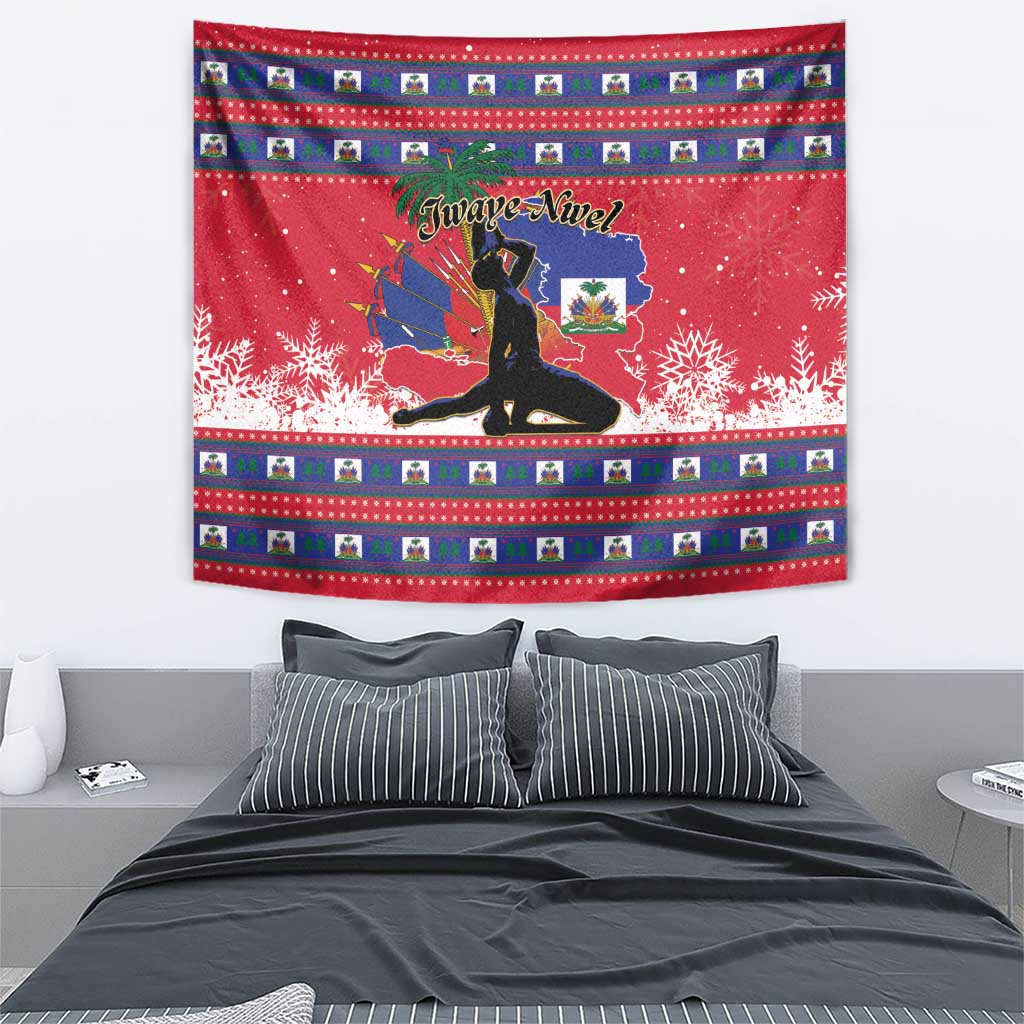 Ayiti Jwaye Nwel Tapestry Haiti Merry Christmas - Wonder Print Shop