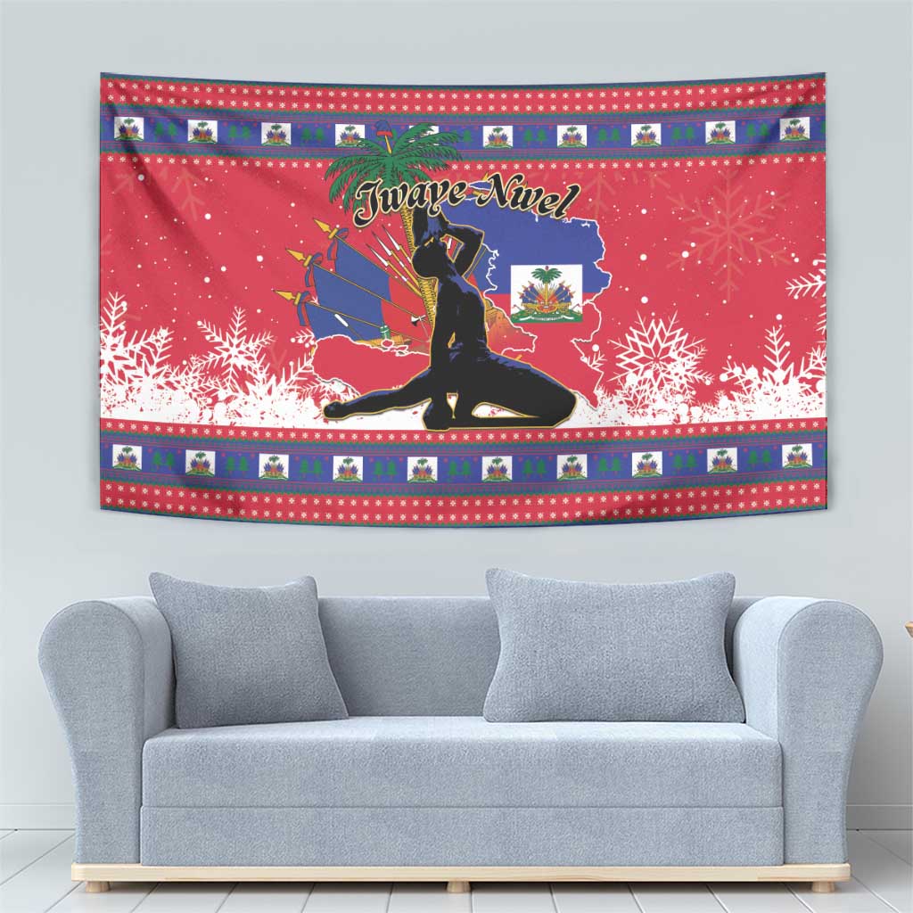 Ayiti Jwaye Nwel Tapestry Haiti Merry Christmas - Wonder Print Shop