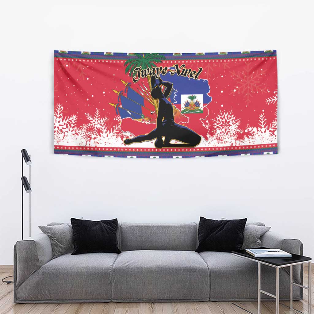 Ayiti Jwaye Nwel Tapestry Haiti Merry Christmas - Wonder Print Shop