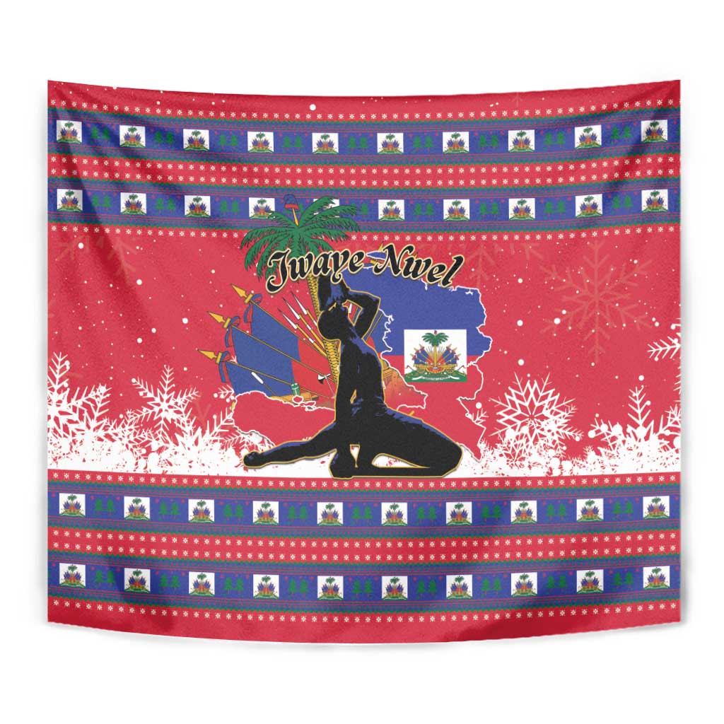 Ayiti Jwaye Nwel Tapestry Haiti Merry Christmas - Wonder Print Shop
