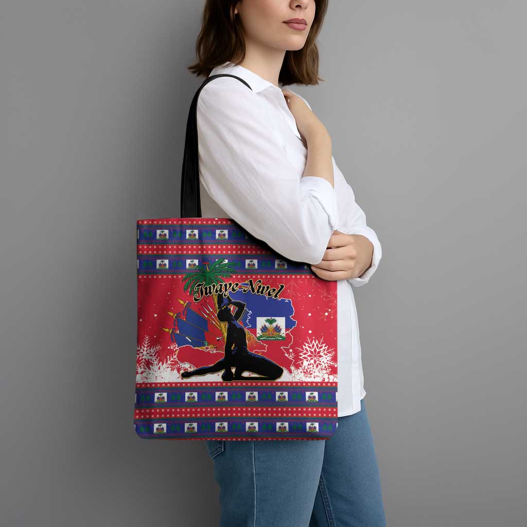 Ayiti Jwaye Nwel Tote Bag Haiti Merry Christmas - Wonder Print Shop