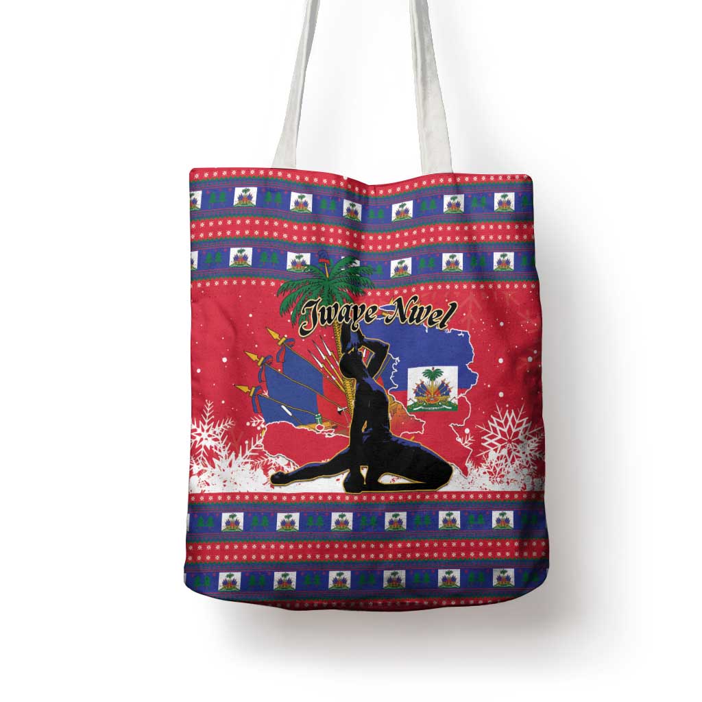 Ayiti Jwaye Nwel Tote Bag Haiti Merry Christmas - Wonder Print Shop