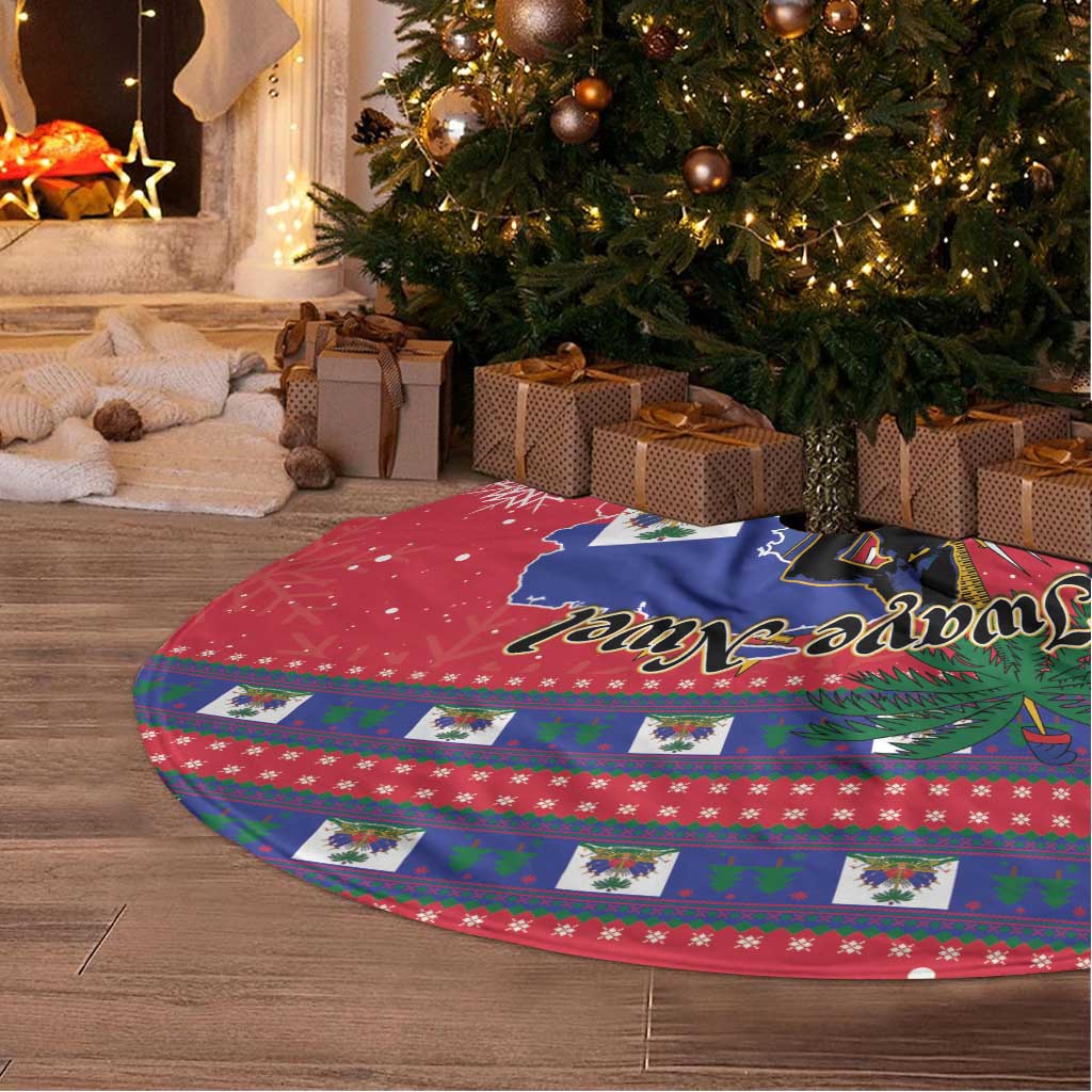 Ayiti Jwaye Nwel Tree Skirt Haiti Merry Christmas - Wonder Print Shop