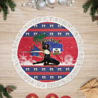 Ayiti Jwaye Nwel Tree Skirt Haiti Merry Christmas - Wonder Print Shop