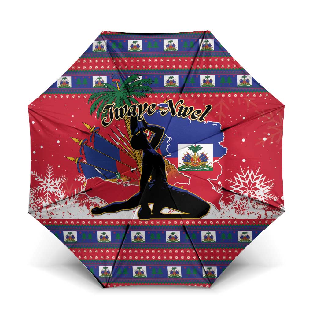 Ayiti Jwaye Nwel Umbrella Haiti Merry Christmas - Wonder Print Shop