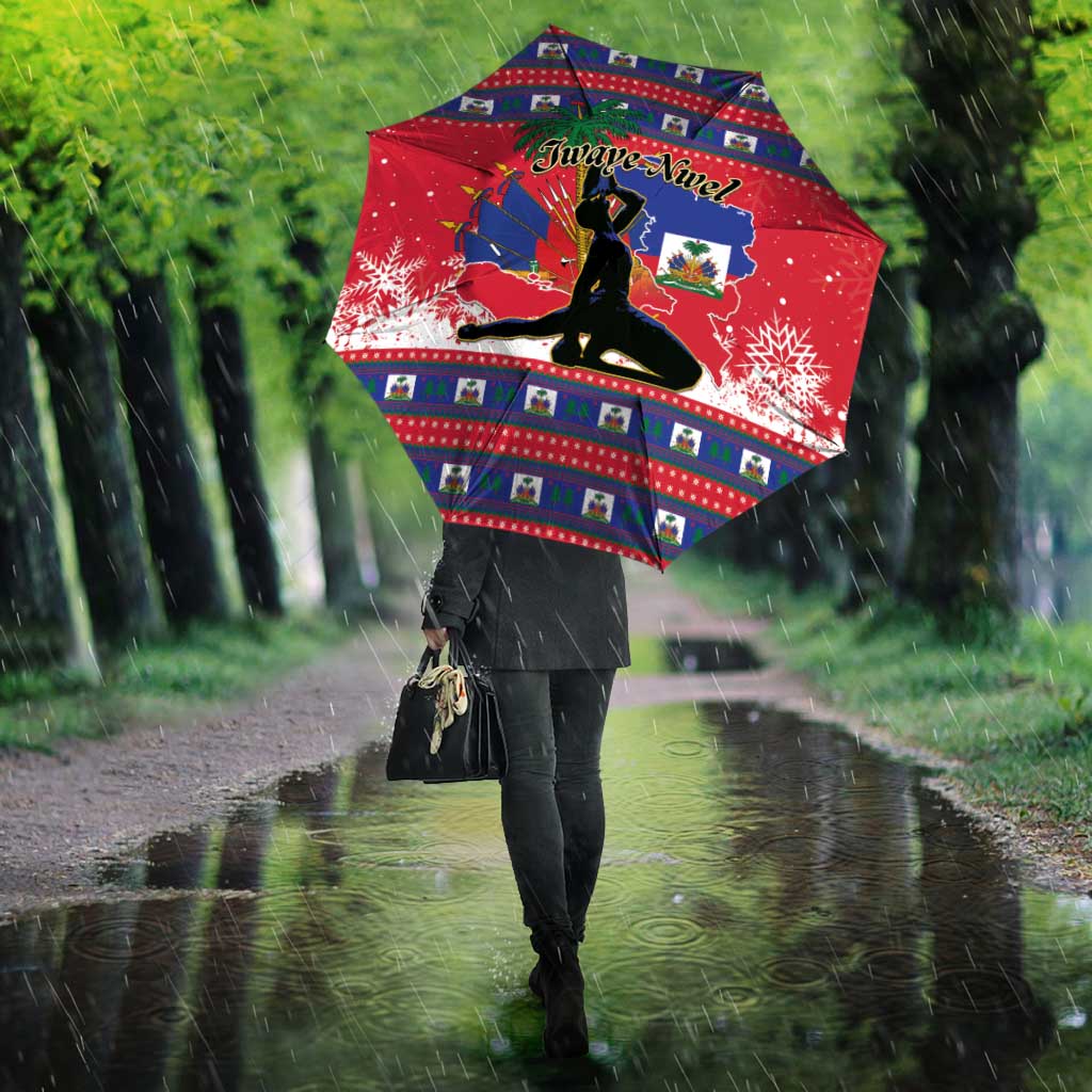 Ayiti Jwaye Nwel Umbrella Haiti Merry Christmas - Wonder Print Shop