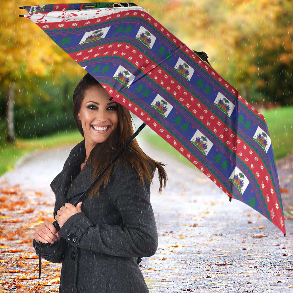 Ayiti Jwaye Nwel Umbrella Haiti Merry Christmas - Wonder Print Shop
